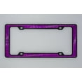 thumbnail image 2 of Creathome 3D Shining and Neon License Plate Frame from Pure Zinc Alloy Metal Per, 2 of 11