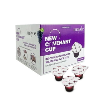 TrueVine Cup - Prefilled Communion Cups - Wheat Wafer & Juice Sets (Box of  500)