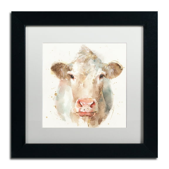 Trademark Fine Art 'Farm Friends II' Matted Framed Art by Lisa Audit