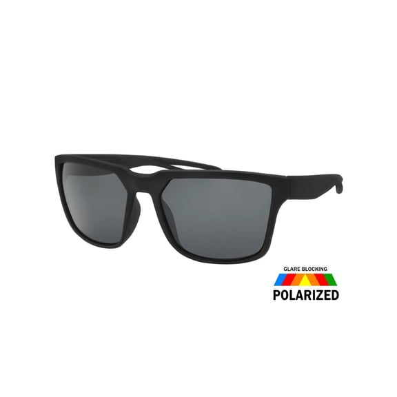 Unisex Classic Square Polarized Glare Blocking Sunglasses Gloss