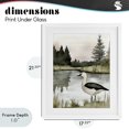 thumbnail image 4 of Stupell Industries Farmhouse Springtime Serenity Duck White Framed Print Under Glass, 17 x 21, by Riley B, 4 of 8