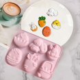 thumbnail image 6 of 6 Silicon Chocolate Molds Easter Rabbits Eggs Molds Interesting Baking Tools for Candy Cake Homemade Kitchen Gadget, 6 of 7