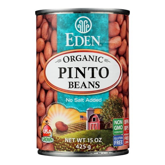 (6 Cans) Eden Foods Organic Pinto Beans, 15 Oz