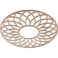 thumbnail image 2 of 30"OD x 10 1/4"ID x 3/8"T Cannes Wood Fretwork Pierced Ceiling Medallion, Cherry, 2 of 3