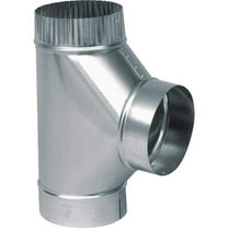 UNITED STATES HDW Imperial Manufacturing Furnace Pipe Full Flow Tee 8" X 8" X 8" Dia. Galvanized 90 Deg. 26 Ga
