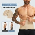 thumbnail image 2 of LALAMELON Waist Trainer for Men Shapewear Tummy Control Body Shaper Slimming Cincher with Hook Fajas Para Hombres, 2 of 6