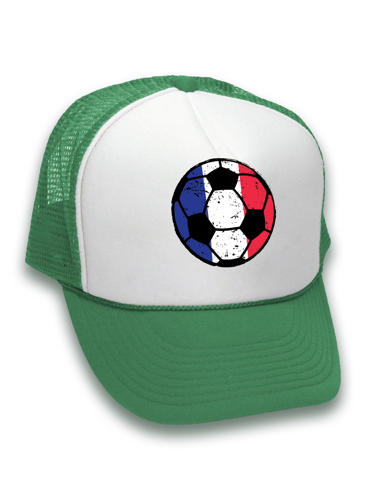 Awkward Styles France Soccer Ball Hat French Soccer Trucker Hat France 2018 Baseball Cap France Trucker Hats for Men and Women Hat Gifts from France French Baseball Hats French Flag Trucker Hat - image 2 of 6