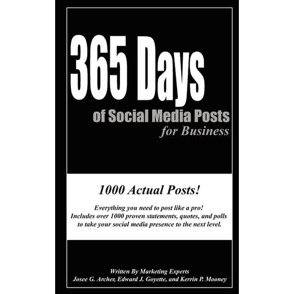 365 Days of Social Media Posts for Business
