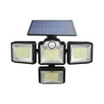 thumbnail image 2 of Vaidha Lights Outdoor,Motion Sensor Lights With Remote Control, 4 Heads Security LED Floo-d, IP65, 270掳 Wide Angle Illuminatio-n Wall, 2 of 7