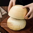 thumbnail image 6 of GIXUSIL 5 Inch Sourdough Starter Kit of 6 Mini Sourdough Bread Baking Supplies with Liner Premium Round Bread Basket Rattan Handmade rattan bowl for Home Bakers Baking, 6 of 7