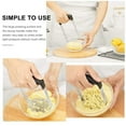 thumbnail image 4 of Triturador de patatas de acero inoxidable con mango horizontal ancho y ergonómico Placa trituradora de rejilla fina para puré suave de patatas, verduras y frutas Xemadio 2034092, 4 of 9