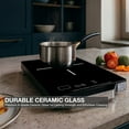 thumbnail image 6 of Equator 11" Portable One-Burner Induction Cooktop LIGHT Aluminum Handle 110V, 6 of 17
