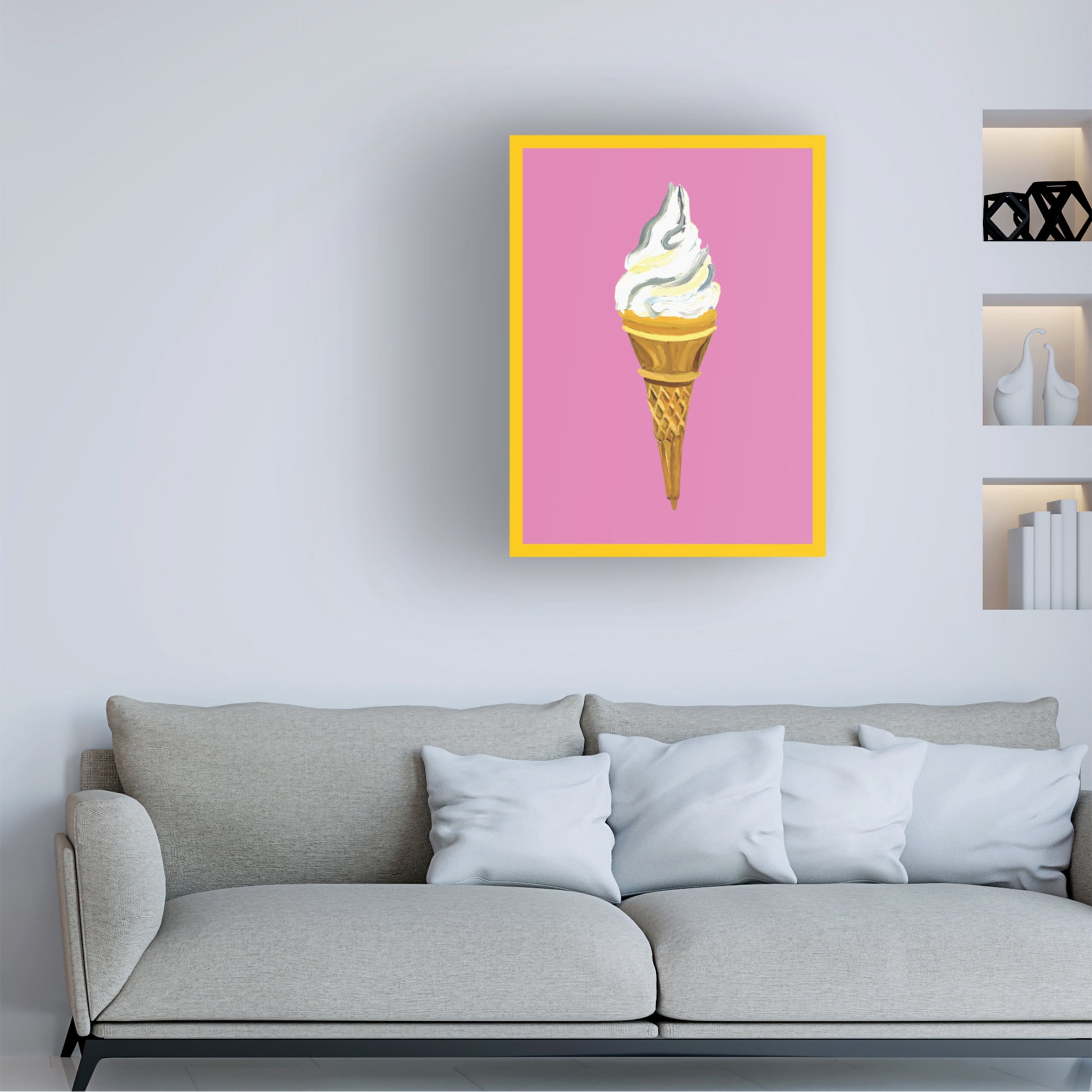 Trademark Fine Art Alice Straker Dream On Raspberry Canvas Wall Art