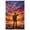 Unframe-style, variant on Patriotic Military Soldier Saluting American Flag Canvas Print Impasto Sunset Wall Art Home Decor for Living Room Bedroom Office Veteran Gifts