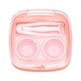 thumbnail image 1 of Unique Bargains 1 Set Contact Lens Case Integrated Square Lens Storage Case Orange, 1 of 5