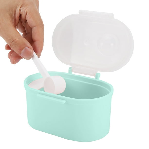 Caja de almacenamiento de leche en polvo, caja de almacenamiento de leche en polvo portátil con sellado de leche en polvo, caja de refrigerios para bebés, funcionalidad inteligente