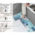 thumbnail image 2 of Yamaziot Kitchen Rugs Abstract Anti Fatigue Mat Non Slip Kitchen Runner for Floor, Comfort Standing Mat, 17"x27"+17"x47", 2 of 6