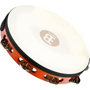 Meinl Headed Wood Tambourine Steel Jingles, 1 Row