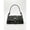 Black, variant on Women's Blue Suede Shoulder Bag, Retro Underarm Purse with Knot Strap, Flap Closure Handbag, Casual Evening Tote for Daily Use