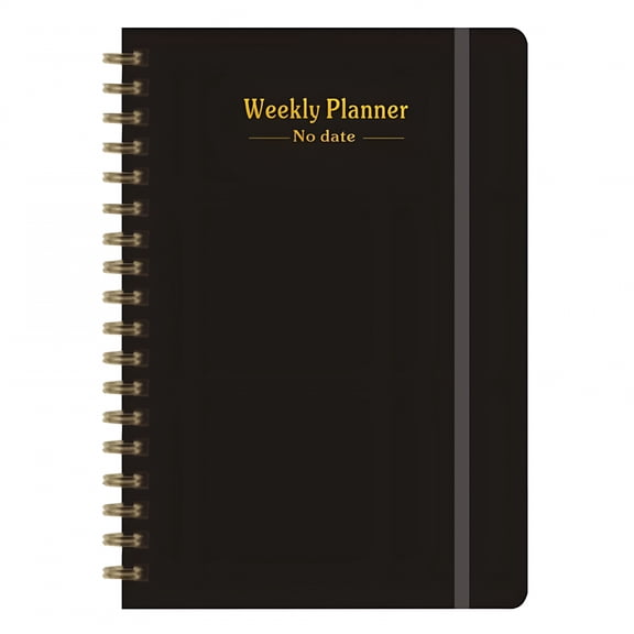CCOCC Weekly Planner No Date,A5 Weekly Goals Schedule Planner with Spiral Binding,53 Weeks to Do List Notebook Calendars Organizers Habit Tracker Journal for Men & Women