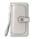 thumbnail image 1 of Cartera gris claro europea y americana Cartera de cuero con Cremallera larga para mujer Cartera de cuero bolso de gran capacidad, 1 of 5