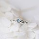 thumbnail image 1 of Anillo de corazón sencillo Huitan para mujer, bonitos anillos de dedo para mujer, regalo de cumpleaños romántico para novia, joyería de piedra de circón a la moda Dengxun unisex, 1 of 2