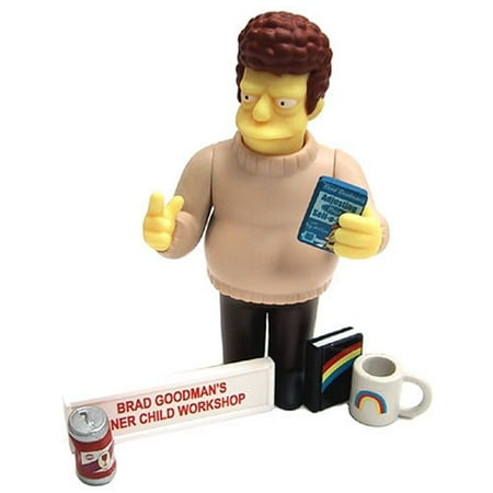 Simpson Interactive Simpsons All Star Voices 2 Brad Goodman Action Figure by, BRAD GOODMAN The Simpsons All-Star Voices * ALBERT BROOKS * Series 2 World Of Springfield Interactive.., By The Simpsons ()