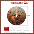thumbnail image 2 of Sikiie Rose Cute Guinea Pig Nativity Christmas Tree Skirt, Jesus Christian Winter Holiday Tree Mat Decoration(30-48IN)48", 2 of 6