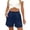 *2-Dark Blue, variant on VBVC Women's High Waisted Denim-Look Shorts,Ladies Dressy Pleated Pants with Pockets,Summer Breathable Sweatpants for Women,Dark Blue,S-3XL