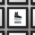 thumbnail image 5 of Gallery Pops NHL Seattle Kraken - Drip Skate Wall Art, Black Framed Version, 12" x 12", 5 of 5
