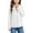 White, variant on Kovlvoll Teen Girls Winter Girls Fuzzy Jackets Long Sleeve Zipper Hooded Fall Thick Warm Outdoor Coat Tops with Pockets