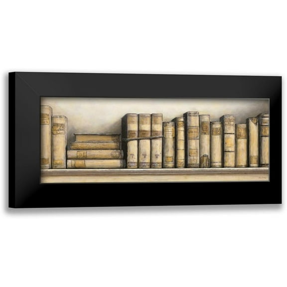 Fisk, Arnie 14x8 Black Modern Framed Museum Art Print Titled - Study in Cream