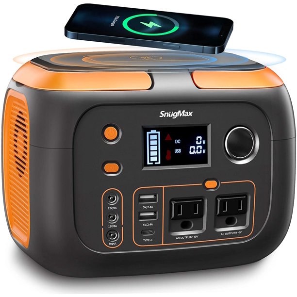 SNUGMAX Portable Power Station Vickers 350, 80000mAh, 350W Solar
