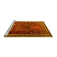 thumbnail image 2 of Ahgly Company Machine Washable Indoor Square Animal Yellow Traditional Area Rugs, 8' Square, 2 of 4
