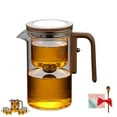 thumbnail image 4 of Magnetic Teapot,Tea Pot with 4 Cups, Witchcraft Magical Enchanted Glass Teapot with Strainer, 600ml Magnetic Filtration Pot with Handle, for Home, Gifting, Outdoor and Office, 4 of 9