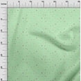 thumbnail image 2 of oneOone Silk Tabby Fabric Dot & Flower Floral Print Fabric BTY 42 Inch Wide, 2 of 4