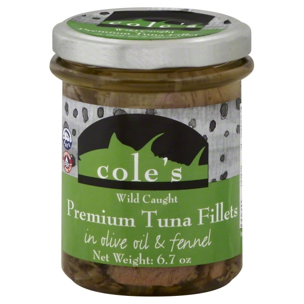 Colewillaidan Coles Tuna Fillets, 6.7 oz