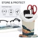 thumbnail image 4 of Estuche de peluche para gafas, cubo para guardar brochas de maquillaje, tocador de alta gama, caja de almacenamiento de cosméticos de escritorio, 4 of 5