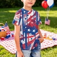 thumbnail image 5 of CCRFTGI Usa Flag Shirts for Child Boys Girls Size 10-12 Patriotic Cute Tops 4th Of July American Flag Stars Striped Outfits Red White and Blue Summer Shirts 1776 T-Shirts Royal Blue 3-4 Years, 5 of 6