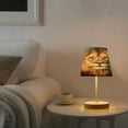 thumbnail image 4 of Table Lamp Medium 7.9x11.8 Inches Table Lamps Night Light Tools & Home Improvement Bedroom Lamp Guest Room Lamp Study Lamp Office Lamp Big Brown Lion, 4 of 7