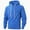 Blue, variant on Mens Fuzzy Sherpa Sweatshirt Quarter Zip Fleece Pullover Winter Fall Warm Outerwear With Kangaroo Pocket Blue L