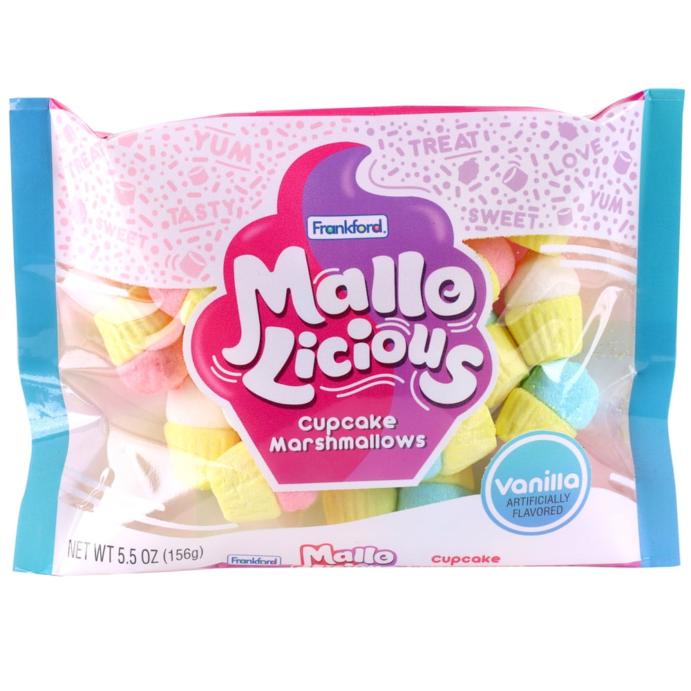 Frankford Mallolicious Vanilla Flavored Cupcake Marshmallows 5.5oz Bag