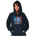 thumbnail image 4 of Official Icee Is Nice Funny Logo Unisex Plus Size Hoodie Brisco Brands 2X, 4 of 4