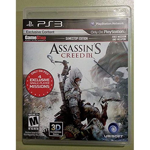 Pre-Owned Assassin's Creed III and Steelbook