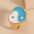 thumbnail image 4 of Anillos de corazón Fernando para Mujeres Y Niñas Daily White and blue, 4 of 8