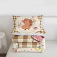 thumbnail image 5 of Erosebridal Cartoon Capybara Dessert Queen Comforter Set 3pcs For Child Boys Girls,Kids Happy Birthday Bedding Comforter Set,Luxury Bedroom Decor, 5 of 7
