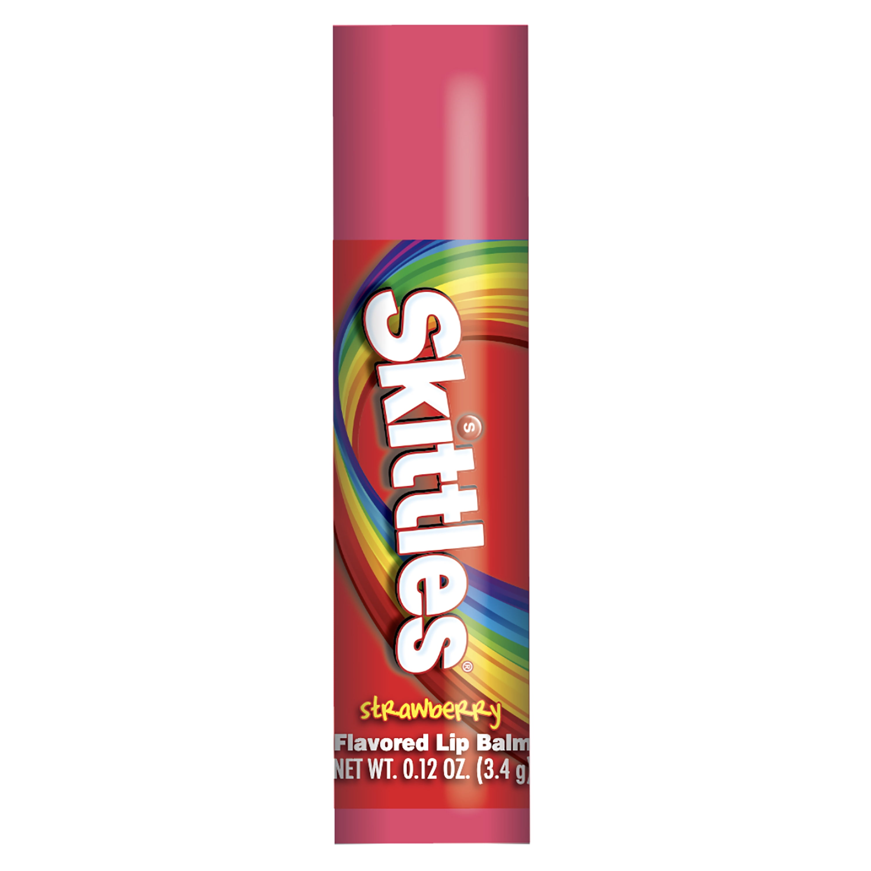 (6 pack) Taste Beauty, Skittles Flavored Lip Balm, .12 oz.