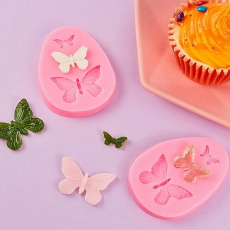 

Party Yeah 1 PCS Butterfly Mold Silicone Baking Accessories 3D DIY Sugar Craft Fondant Cake Decor