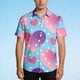 thumbnail image 4 of Ceisia Fashion Unisex Men Women Casual Short Sleeve Gift Printed Turndown Collar Button Shirt, 4 of 7