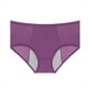 thumbnail image 1 of Gibobby Ropa Interior para Mujer Bragas talle a fugas, ropa interior para mujer, bragas menstruales algodón a fugas para la noche（Morado， 3XL), 1 of 5